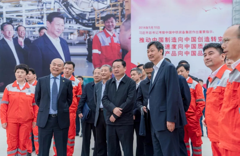 国务院国资委党委书记、主任郝鹏调研ag尊龙凯时装备