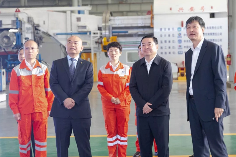 国务院国资委党委书记、主任郝鹏调研ag尊龙凯时装备