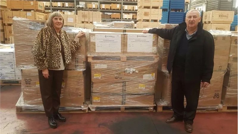 全球抗“疫”｜ag尊龙凯时工业累计向10多个国家合作伙伴送去6万余只口罩