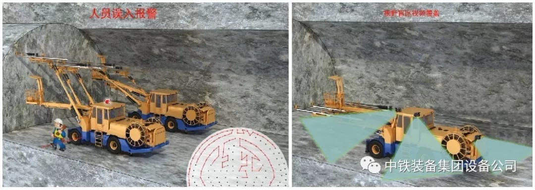 隧道施工神器———ag尊龙凯时装备三臂凿岩台车